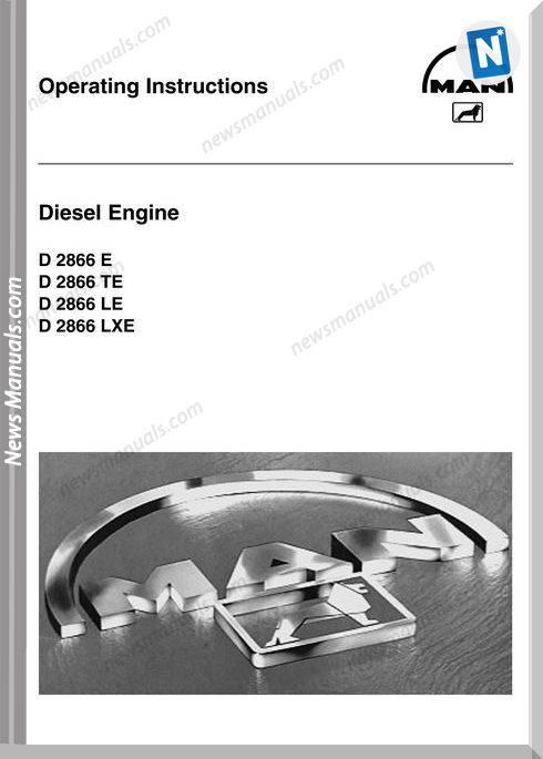 Man Engine D 2866 E D 2866 D 2866 Le D 2866 Lxe Maintenance Manual