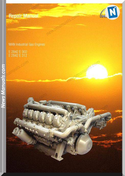 Man Gas Engines E 2842 E 302 E312 Repair Manual