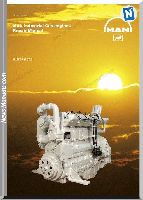 Man Industrial Gas Engines E 2866 E 302 Repair Manual