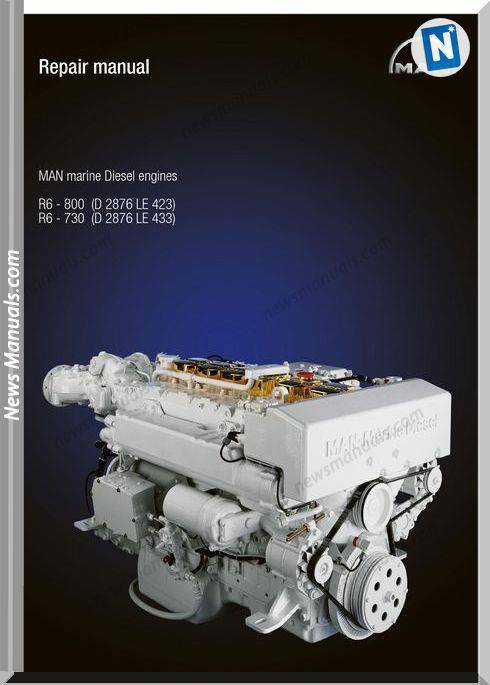Man R6 800 Le 423 R6 730 Le 433 Engines Repair Manual