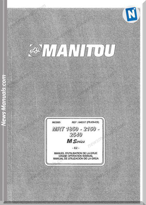 Manitou Mrt M Series 1850-2540 648317Fr-En-Es Parts