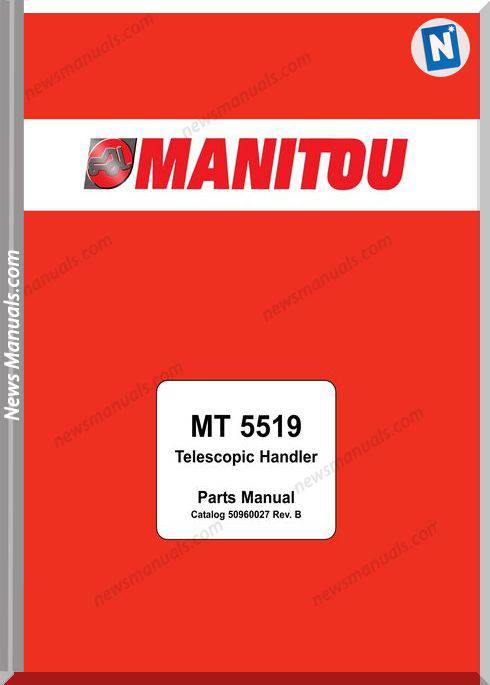 Manitou Mt5519-50960027B Telescopic Handler Part Manual