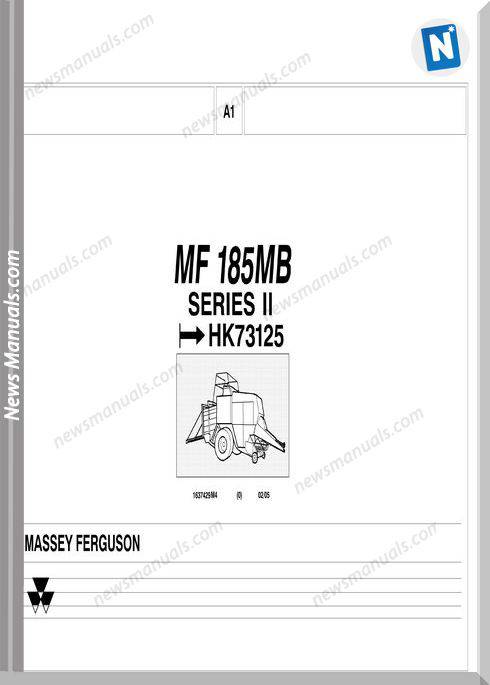 Massey Ferguson Mf 185 Sii Part Catalogue