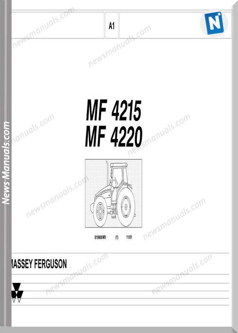 Massey Ferguson Mf 4215 4220 Part Catalogue