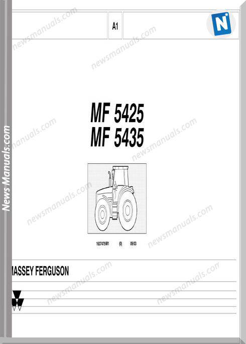 Massey Ferguson Mf 5425 5435 Part Catalogue