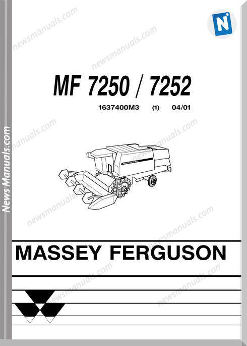 Massey Ferguson Mf 7250 7252 Part Catalogue