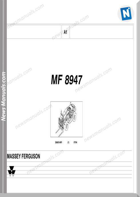 Massey Ferguson Mf 8947 Part Catalogue