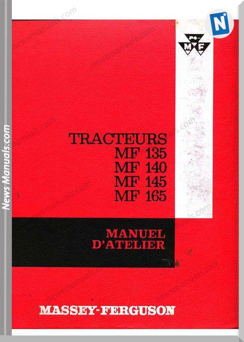 Massey Ferguson Mf135,140,145,165 Workshop Manual