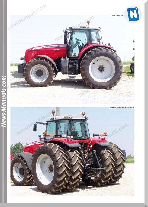 Massey Ferguson Mf8470 8480 Tractor Parts Catalogue