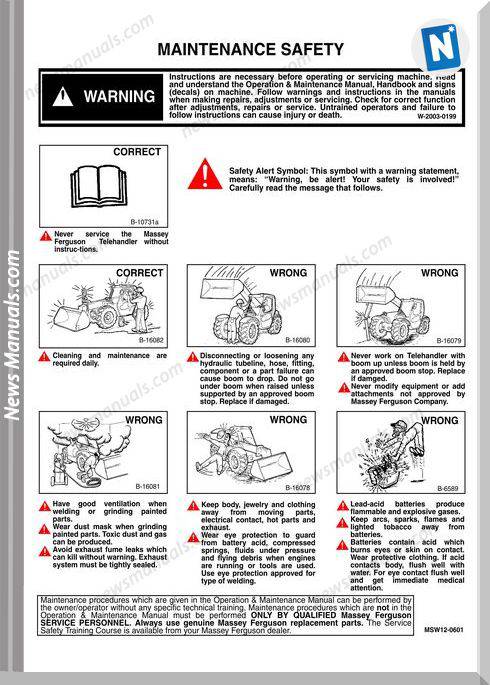 Massey Ferguson Mf8947 Shop Manual