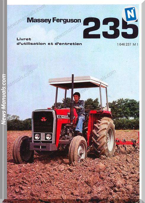 Massey Ferguson Tractor Mf235 Model Maintenance Manuals