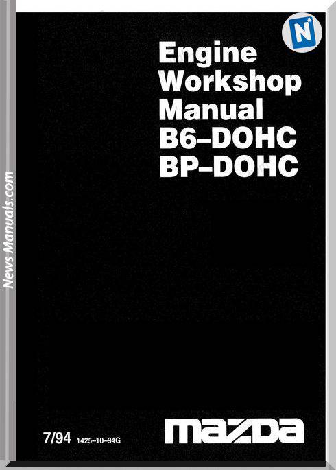 Mazda Engine Bp B6 Workshop Manual