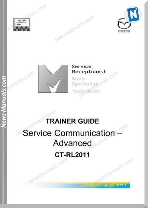 Mazda Trainer Guide Service Communication Advanced Ct Rl2011