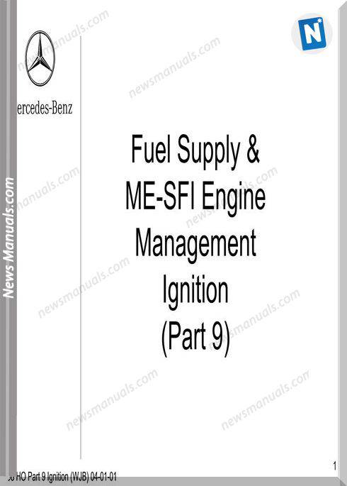 Mercedes Technical Training Ho Part 09 Ignition Wjb