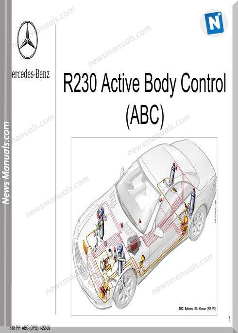 Mercedes Training 318 Ho R230 Active Body Control Abc Dps