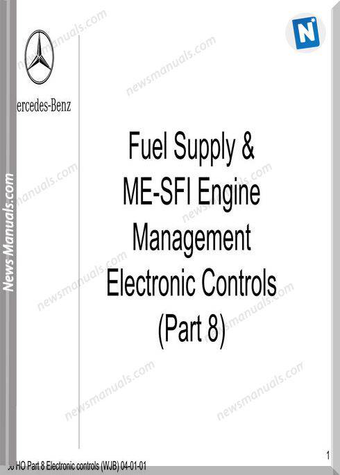 Mercedes Training Ho Part 08 Electronic Controls Wjb
