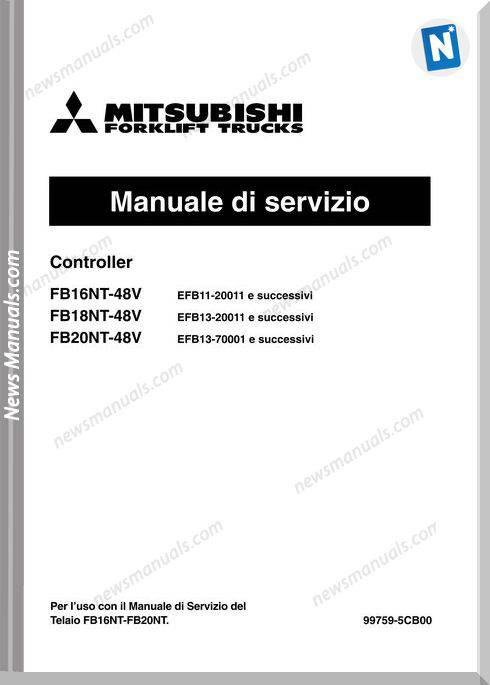 Mitsubishi Forklift 99759-5Cb00 Def Service Manual