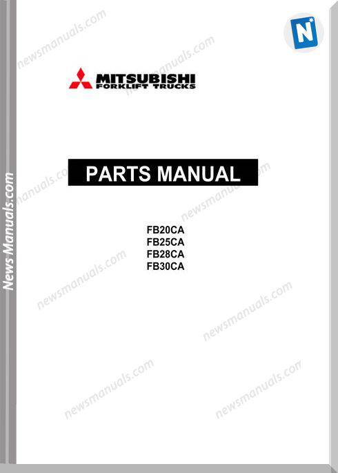 Mitsubishi Forklift Fb20Ca,Fb25Ca,Fb28Ca,Fb30Ca Parts