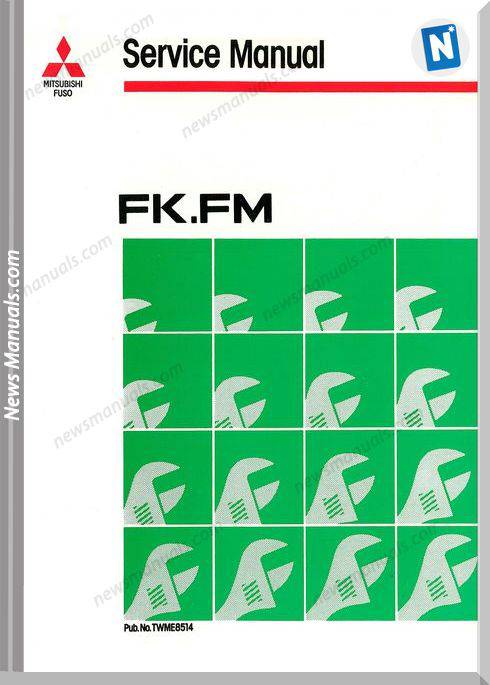 Mitsubishi Fuso 1986 87 Fk Fm Service Manual