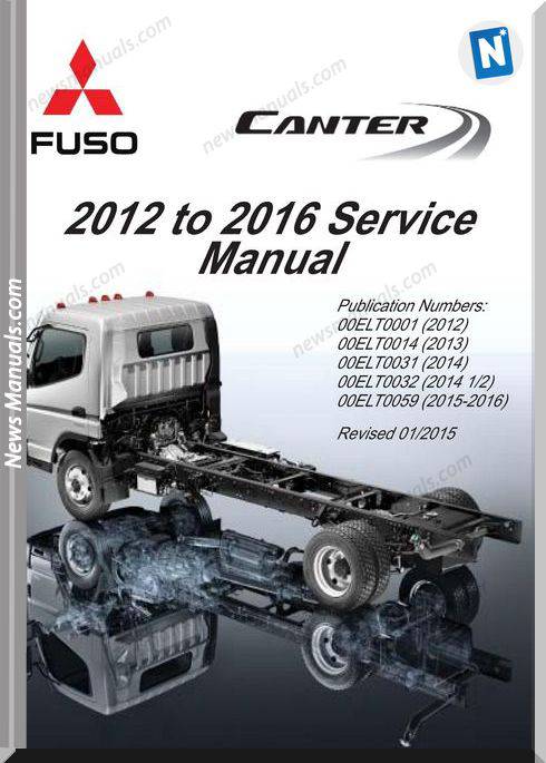 Mitsubishi Fuso 2012-2016 Service Manual - All Models