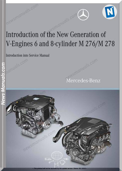 New 6 8 Cylinder V Engine M276 M278