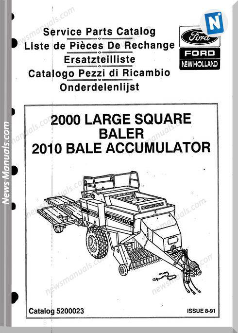 New Holland 2000 2010 Part Catalogue
