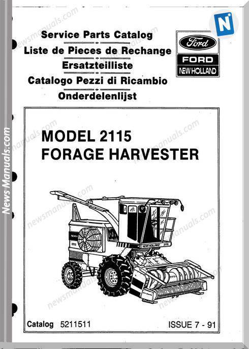 New Holland 2115 Part Catalogue