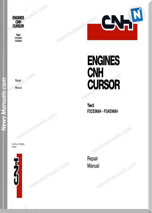 New Holland Engine F2Ce - F3Ae En Service Manual