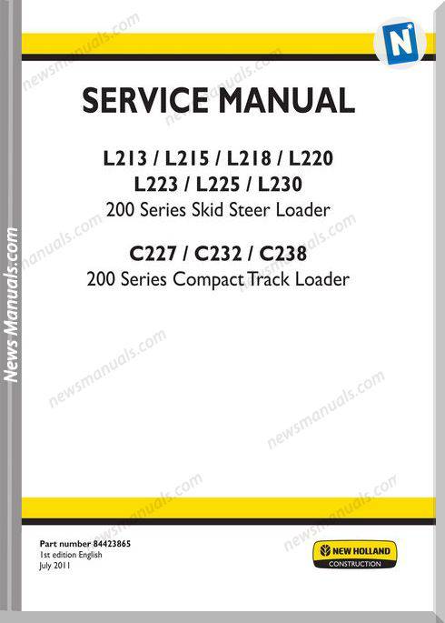 New Holland L220 Service Manual