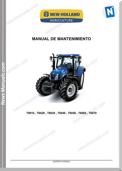 New Holland Mr T6000 Maintenance Manual Es