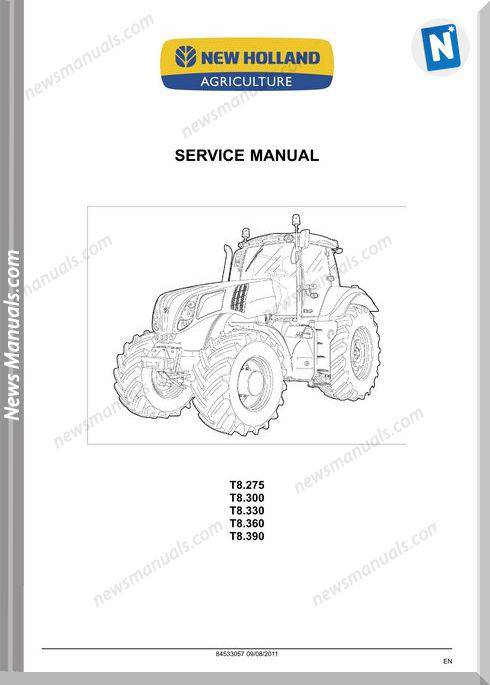 New Holland T8 Series Service Manual
