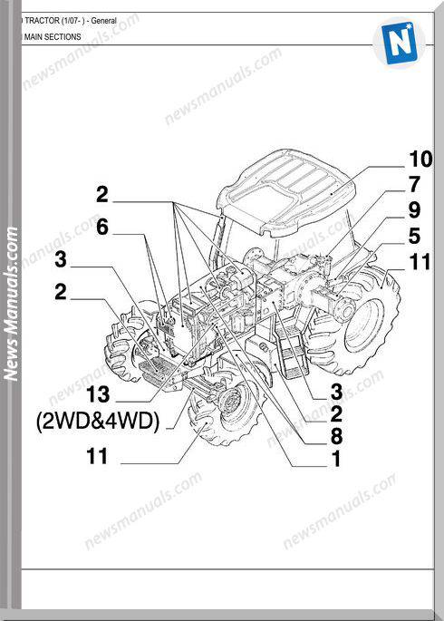 New Holland Tractor T7050 Parts Catalog