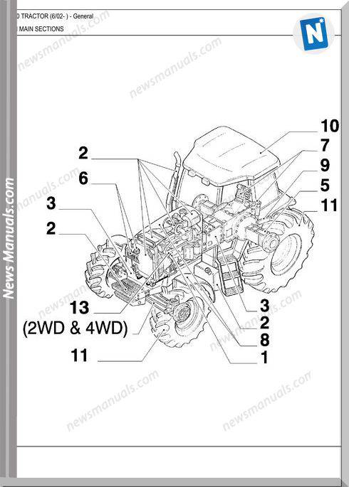 New Holland Tractor Tm190 Parts Catalog