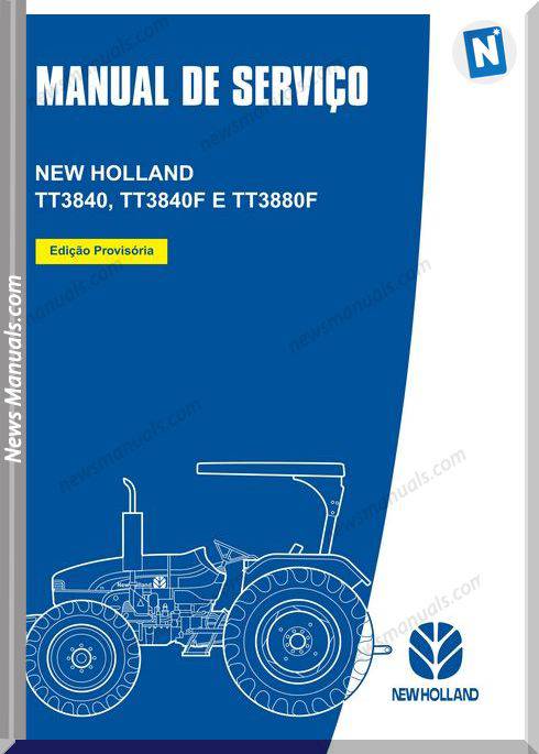 New Holland Tt3840 Tt3840F E, Tt3880F Es Service Manual