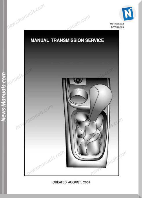 Nissan Official Training Manual Transmission Service