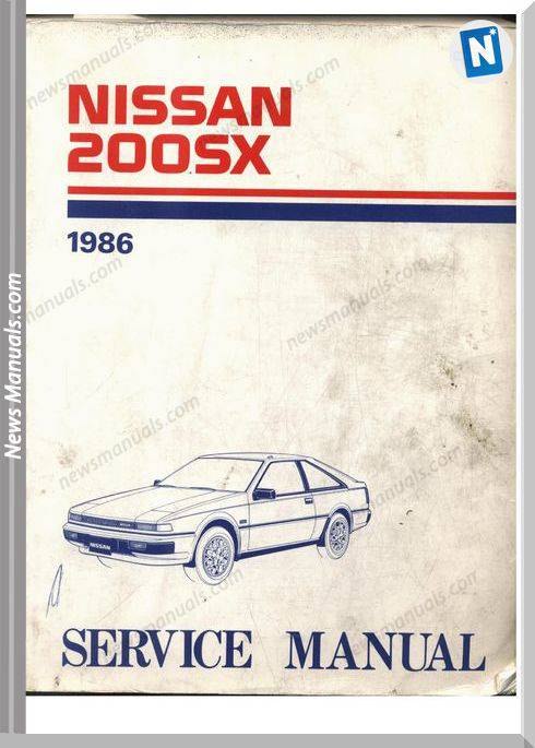 Nissan Service Manuals 1986