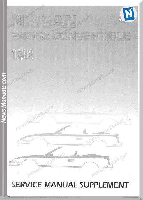 Nissan Service Manuals 240Sx 1992