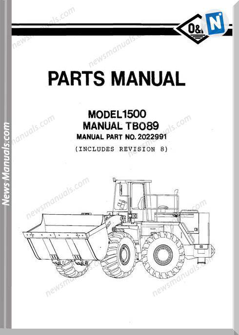 O K 1500 2 Models Part Manual