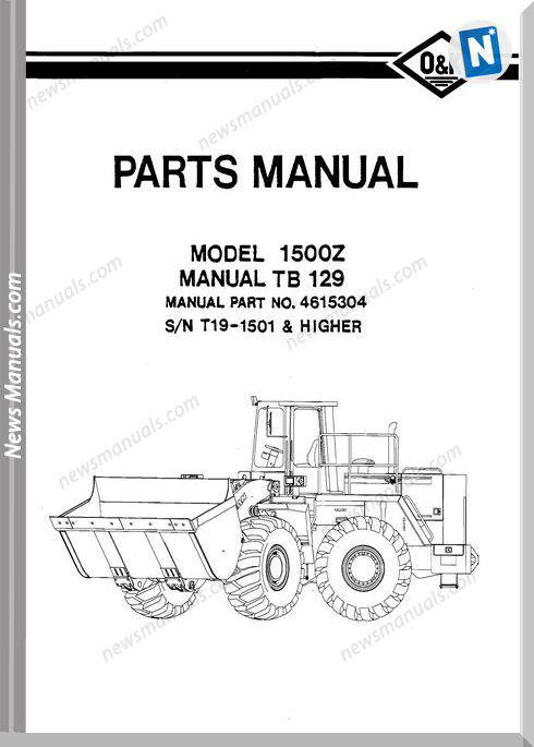O K 1500Z Models Part Manual