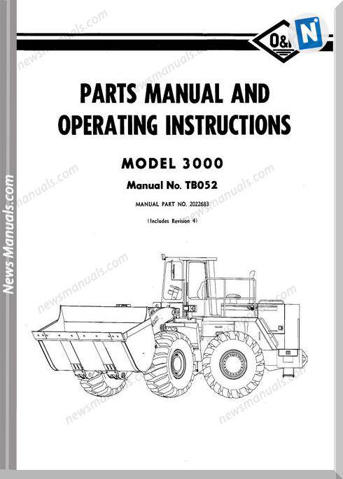 O K 3000 Models Part Manual