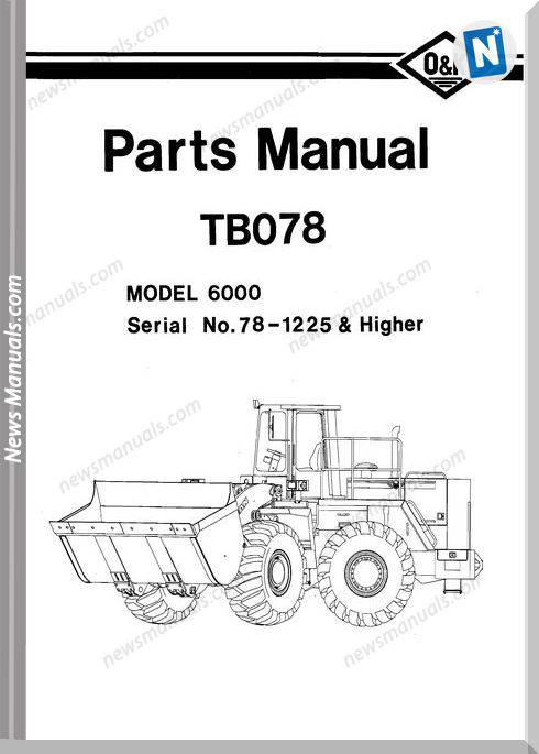 O K 6000 2 Models Part Manual