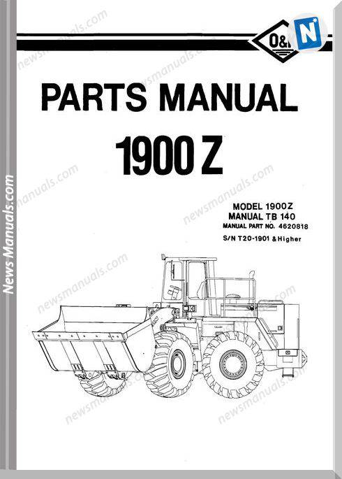 O K Model 1900Z 2 Part Manual