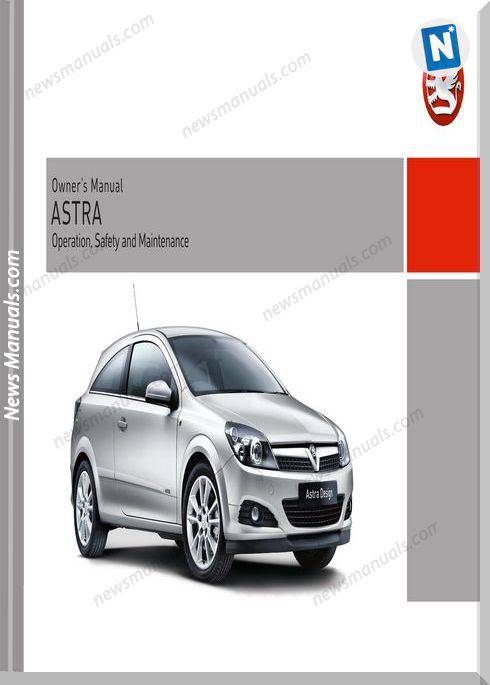 Opelvauxhall Astra Twintop 2007 Owner Manual