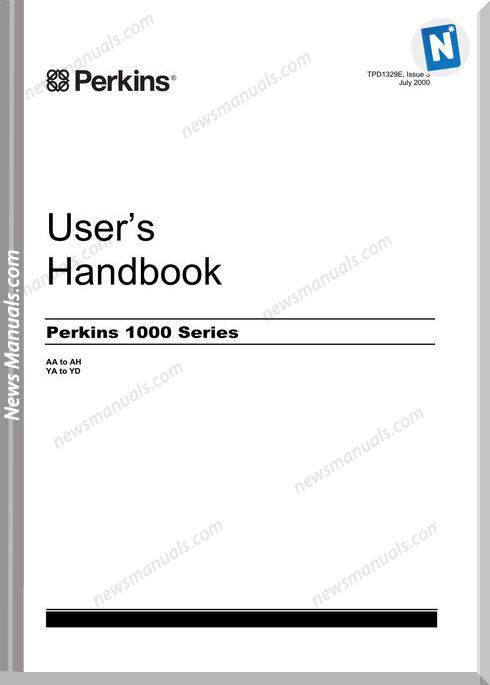 Perkins 1000 Series Aa To Ah Ya To Yd User Manuals