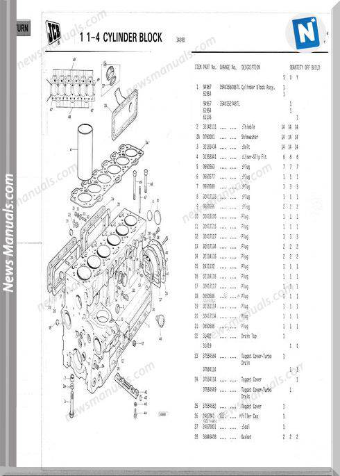 Perkins Engine T6354 9802 2162
