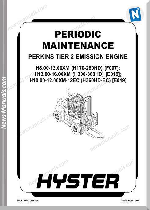 Perkins Tier 2 Emission Engine Periodic Repair Manual