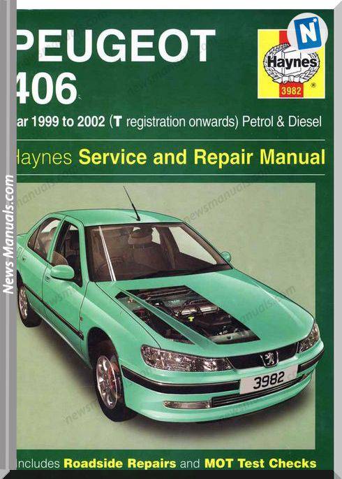 Peugeot 406 Models 1999-2002 Haynes Repair Manual