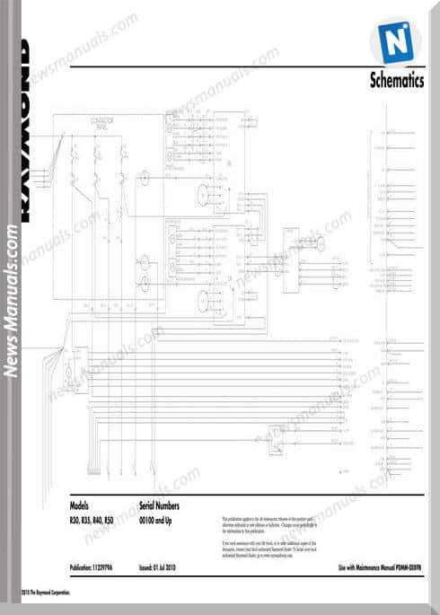 raymond forklift wiring diagram