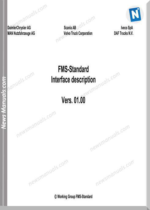 Sae J1939 Fms Standard Interface Descriptio User Manual