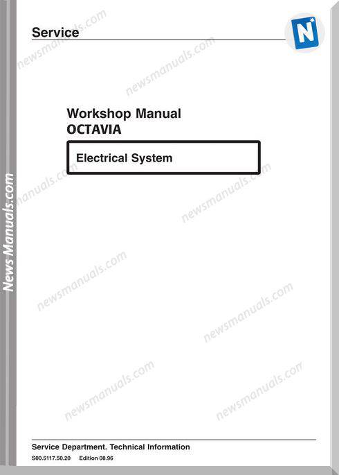 Skoda Octavia 1996 Workshop Manual